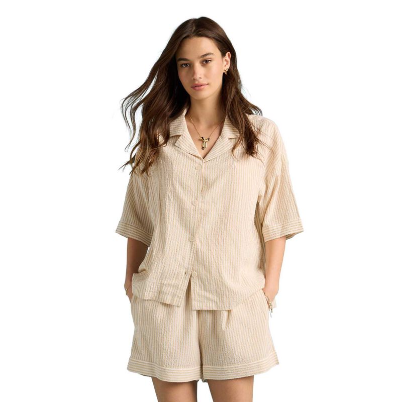 Papinelle x Karen Walker Seersucker Stripe Boxer Pj Set image number 0